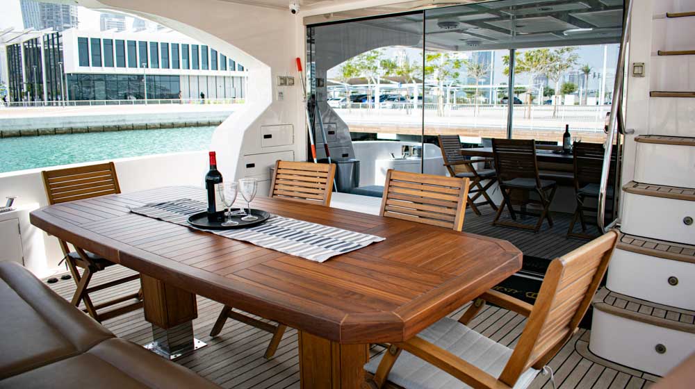 Dionysos 77 Ft Yacht private yacht rental in Dubai