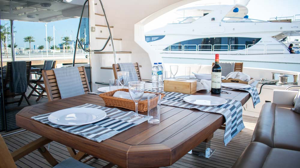 Dionysos 77 Ft Yacht private yacht rental in Dubai