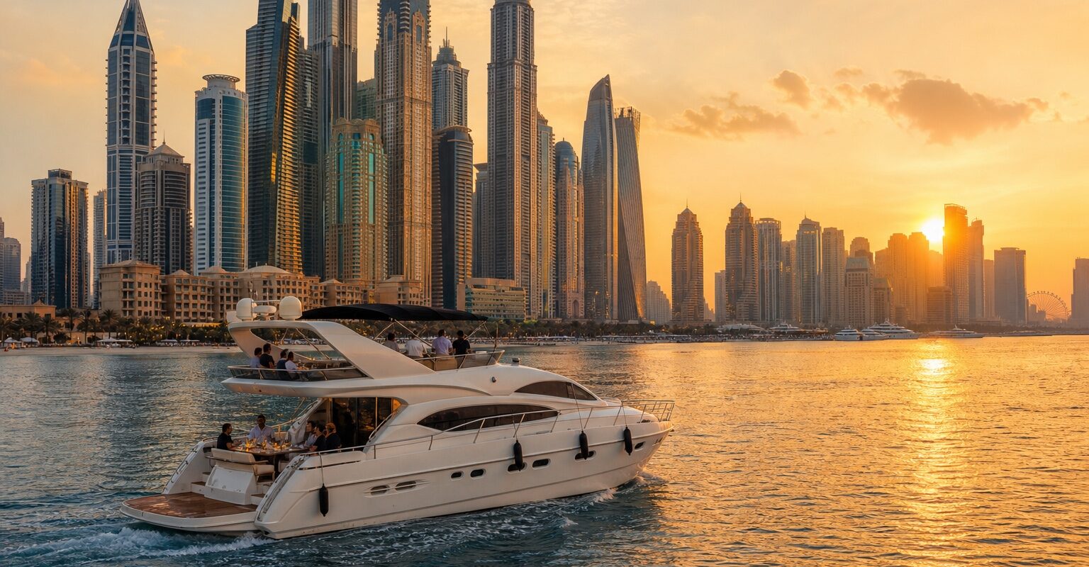 Dubai Marina Sunset Yacht Cruise & BBQ