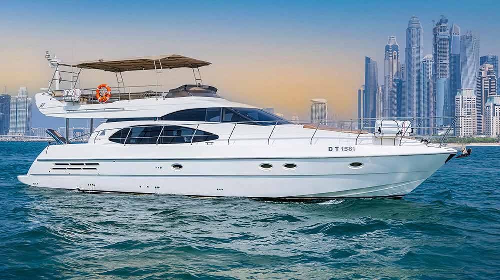 Etosha 58 Ft Yacht private yacht rental Dubai