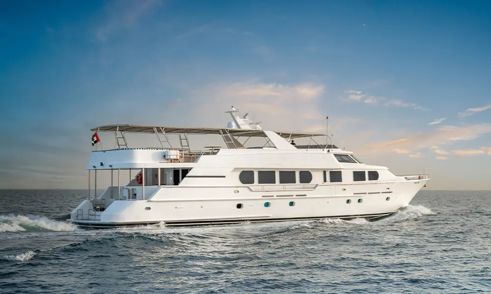 Poseidon 118 Ft Mega Yacht private yacht rental Dubai